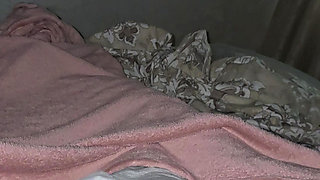 Step mom hand slip under step son underwear handjob his dick