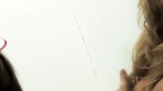 Blondes get turned on by dressing up to get laid