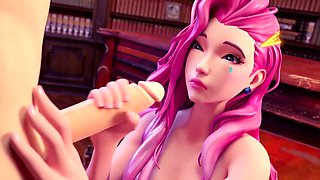 Seraphine from League of Legends stars in an intense manga-inspired adult animation