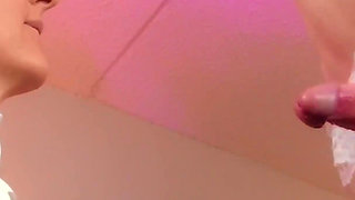 Amazing Handjob for Sissy and Hot Funny Cumming