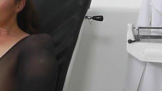 Mature Gyno - Hairy Valentina Ross Gyno Exam Caught on Cam by Freaky Gyno Doctor