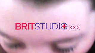 Brit Studio featuring lady's brunette movie