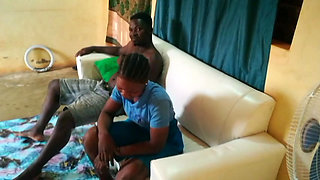 Student at her teacher's house gets a black cock