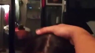 Best friends girlfriend sucks cock