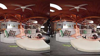 Ass Worship With Redhead British Milf- Bts Vr Voyeur View