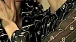 A Threesome in the Bedroom While a Couple Spies and Fuck in the Corridor