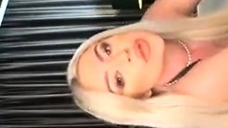 Pretty Hot Blonde Cam Babe Masturbate Solo on Cam