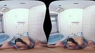 Delightful teen babe VR breathtaking sex clip