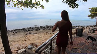 Thai GF motobike ride and fuck at home