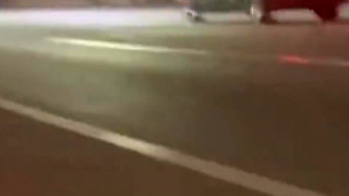 Walking Around Nude Fucking My Pussy with Vibrator in a Public Parking Lot