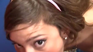 Pretty teen Melanie Jane gets her horny pussy fucked by stepuncle's huge cock