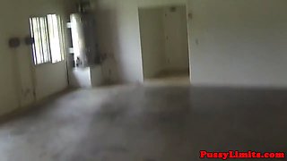 Bigboob skank screwed in gym