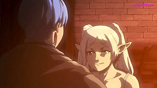 FRIEREN DEEPTHROATS - All Cum In Mouth ( Cartoon )