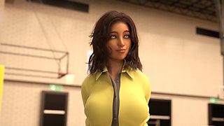 Anime sexy, blonde cosplay, 3some