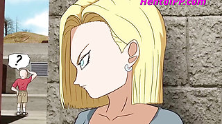 Android 18 ( Dragon Ball Z ) Prostitute Outdoor ( Cartoon Parody )