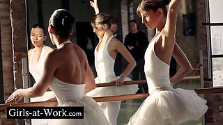A ballerina that also loves anal sex