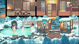 Yukiya Hot Spring the Waters of Fertility Hentai Game Ep.3 Onsen Cuckold Orgy!