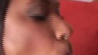 After Anal Cock Treatment Black Beauty Takes a Massive Facial