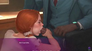 Busty Indian MILF Mila Ai Rides Boss's Big Black Cock - 3D Hentai Anal & Creampie Sex