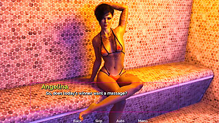 Girlfriend make fun and teasing in Gym Pool and bathroom when everyone left out from gym