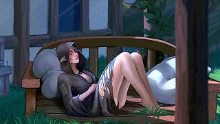 Hentai fun with Misskitty2k getting down in animated style