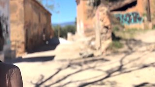 Mexicana blowjob with her big boobs