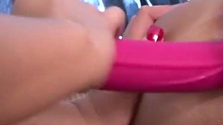 Sexy spreads her anus with toys but then they find themselves in the middle of the gang bang