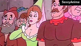 Retro Cartoon Orgy - SexxyAnime Gangbang & Big Cocks