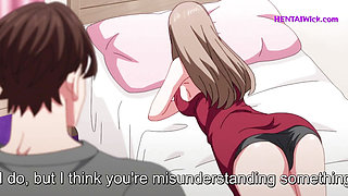 We are Having Sex with my Roommate, my Stepsister knocks on the Door.. - Exclusive Hentai