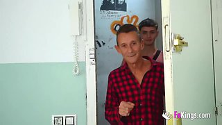 Violeta Silvestre Gets In A Wild Threesome With And His Godson - Don Jorge
