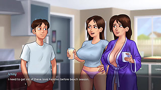 Summertime Saga Gameplay Ep. 2 - Exploring the Town and Meeting New Characters
