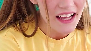 Japanese Step Mom Evie Ling Gets Surprised by Her Step Son Jerking off His Massive Dick