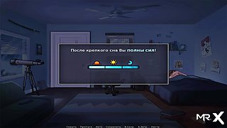 Summertime saga - Big Cucumber Fucks Mature in the Kitchen E1 # 84