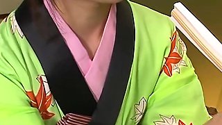 Deep Penetrations and Hot Creampie Fucking Sexy Japanese MILF with Kimono