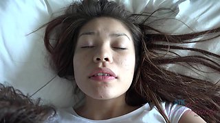 Sami Parker wakes up to take a creampie