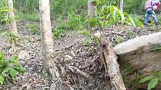 Busty Latina Stepdaughter Fucked Hard By Old Farmer In The Field - Homemade Amateur Sex