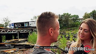 Filthy open-air fuck date with busty Mia Blow! - Hitzefrei