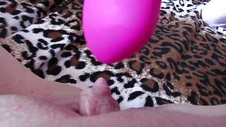 Pov clit vibrator orgasm