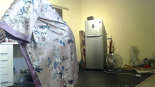Busty BBW Stripteasing and Getting Vibrator Teased