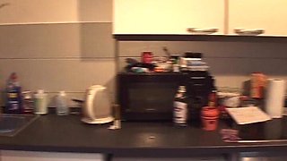 Granny From France Got Fucked in the Kitchen