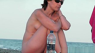 A Very Cute Girl In A Spanish Nudist Beach