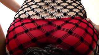 Miss Jessica Wood - Elite UK BDSM Mistress - Fishnet Dress