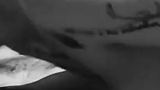 Black and White Moment of Blowjob