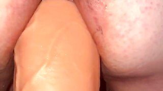 Taking on a Monster Cock