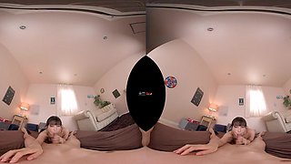 Tempting Japanese teen VR heart-stopping adult clip