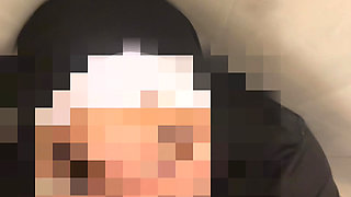 Hijabis chick blowjob in toilet