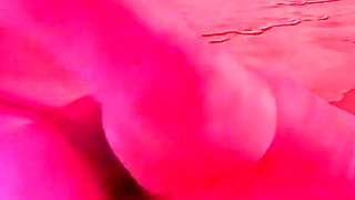 Romantic Sex with Pink Light and New Position,cum Swallow