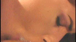 Young Cute Redhaired Babe Temptress Enjoys When Her Lover Drops His Load on Her Tits