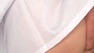 Slutty Nurse Catches Doctor in Hospital Bathroom and Sex Spanking Is Emergency!
