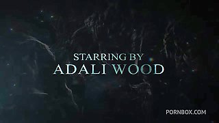 Sexy teen Adali wood first DP interracial big gape